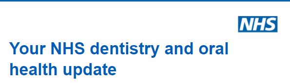 Updates from NHS England to dental teams